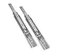 Coureurs Lourds 12 32 Pouces - Soft Full Extension Full Extension Balle Roueur de tiroirs - Diapositives du tiroir de Montage latérales pour Armoire de Cuisine, lit de lit, Commode, Glissement