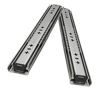 Coureurs télescopiques pour tiroir Robuste, Diapositives de tiroir à Montage latéral, Coureurs de tiroir à roulement à Balle Lourds 300 800 1500 mm, glissades de glissoirs industriels ou de Cuisine