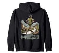 Courez avec Endurance Hébreux 12:1 Sweat à Capuche