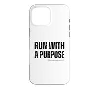 Courez avec Un But chrétien exécutant 1 Corinthiens 9:26-27 Coque pour iPhone 16 Pro Max