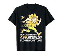 Courez comme si Une Abeille Vous poursuivait Marathon de Course Amusant T-Shirt Graphique avec Valeur