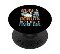Courez comme s'il y avait des beignets à la ligne d'arrivée PopSockets PopGrip Adhésif