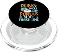 Courez comme s'il y avait des beignets à la ligne d'arrivée PopSockets PopGrip pour MagSafe