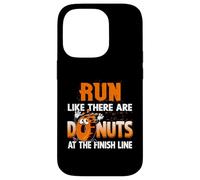 Courez comme s'il y Avait des Beignets au Marathon Finish Line Coque pour iPhone 14 Pro