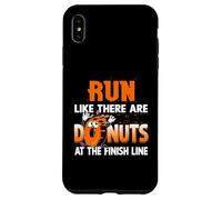Courez comme s'il y Avait des Beignets au Marathon Finish Line Coque pour iPhone XS Max