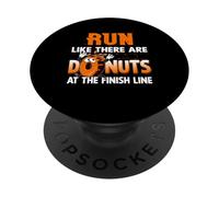Courez comme s'il y Avait des Beignets au Marathon Finish Line PopSockets PopGrip Adhésif