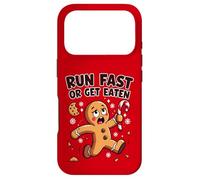 Courez Vite ou Mangez - Évasion Amusante en Pain d'épice Coque pour iPhone 17 Pro