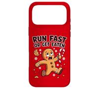 Courez Vite ou Mangez - Évasion Amusante en Pain d'épice Coque pour iPhone 17 Pro Max