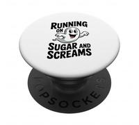 Courir avec du Sucre et des cris, Un Joli fantôme pour Halloween PopSockets PopGrip Adhésif