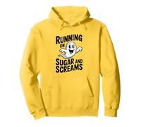 Courir avec du Sucre et des cris, Un Joli fantôme pour Halloween Sweat à Capuche