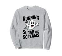 Courir avec du Sucre et des cris, Un Joli fantôme pour Halloween Sweatshirt