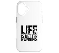 Courir C'est Mieux de Vivre Coque pour iPhone 16