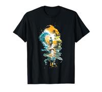 Courir dans la mer - Motif d'été Romantique T-Shirt