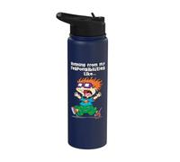 Courir de mes responsabilités comme Chucking Running Stainless Steel Insulated Water Bottle