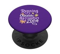 Courir en Dehors de ma Zone de Confort PopSockets PopGrip Adhésif