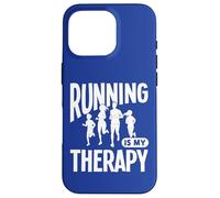 Courir est ma thérapie Coque pour iPhone 16 Pro