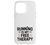 Courir est ma thérapie Gratuite Coque pour iPhone 14 Pro Max