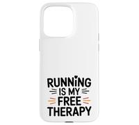 Courir est ma thérapie Gratuite Coque pour iPhone 15 Pro Max