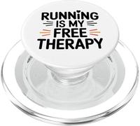 Courir est ma thérapie Gratuite PopSockets PopGrip pour MagSafe