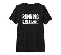 Courir est ma thérapie T-Shirt Haut de Gamme
