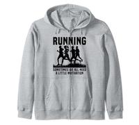 Courir, parfois, nous avons tous besoin d'un peu de motivation - Runner Sweat à Capuche