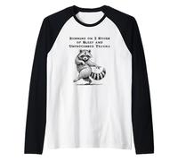 Courir Pendant 2 Heures de Sommeil et traumatisme Raton Laveur Non transformé Manche Raglan