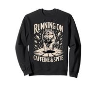 Courir sur la caféine et Le dépit Sweatshirt
