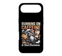 Courir sur la caféine et Les Mauvaises décisions Raton Laveur Coque pour iPhone Air