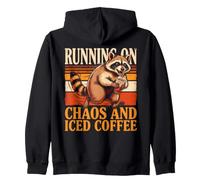 Courir sur Le Chaos et Le café glacé Sweat à Capuche