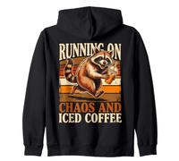 Courir sur Le Chaos et Le café glacé Sweat à Capuche