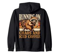 Courir sur Le Chaos et Le café glacé Sweat à Capuche