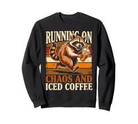Courir sur Le Chaos et Le café glacé Sweatshirt
