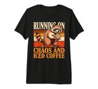 Courir sur Le Chaos et Le café glacé T-Shirt Haut de Gamme