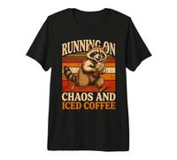 Courir sur Le Chaos et Le café glacé T-Shirt Haut de Gamme