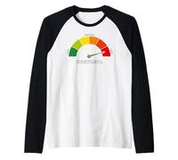 Courir sur Un Compteur de Stress Amusant en cortisol Pur Manche Raglan