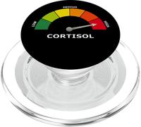 Courir sur Un Compteur de Stress Amusant en cortisol Pur PopSockets PopGrip pour MagSafe