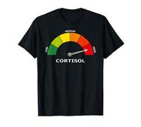 Courir sur Un Compteur de Stress Amusant en cortisol Pur T-Shirt