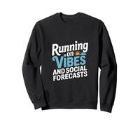 Courir sur Vibes et Prévisions Sociales Ambivert Sweatshirt