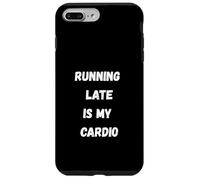 Courir Tard, C'est Mon Cardio - Funny Sarcastic Coque pour iPhone 7 Plus/8 Plus