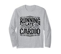 Courir Tard est Mon Sport de marathonien Amusant Manche Longue