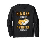 Courir Un 5 Km Ils Ont Dit Coureur Exécuter Course 5K Manche Longue