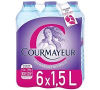 COURMAYEUR - Eau Minérale Naturelle Pack De 6X1.5L - L'unité - Livraison Offerte