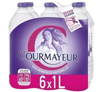 COURMAYEUR - Eau Minérale Pack De 6X1L - L'unité