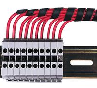 Couronne 25m gaine spirale pliospire pe 12 noire BUISARD - 743013