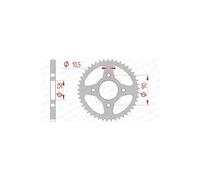 Couronne AFAM 39 dents acier standard pas 428 type 10223 n/a