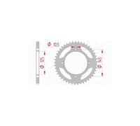 Couronne 41 dents acier standard pas 520 type 12505