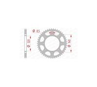 Afam 16600 Rear Sprocket Argenté 43t