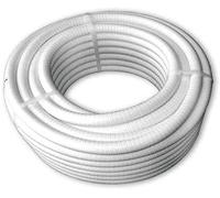 Couronne 50m Tuyau Blanc Piscine PVC Pression Souple Semi-Rigide à coller diamètre 50mm⌀ extérieur