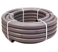 Couronne 50m Tuyau Gris Piscine PVC Pression Souple Semi-Rigide à coller diamètre 50mm⌀ extérieur