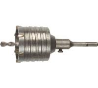 Couronne à percussion D.80mm L.totale 120mm pour boîtes de dérivation SDS-plus tige HELLER